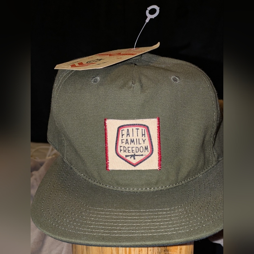 Faith Family Freedom Olive Cap